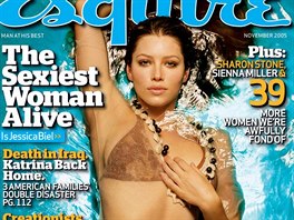 Jessica Bielová byla v roce 2005 zvolena za nejvíce sexy ženu podle magazínu...