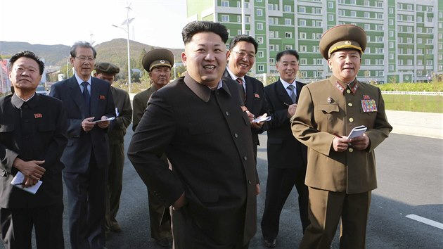 Severokorejsk vdce Kim ong-un se po 40 dnech v stran objevil na veejnosti. (14. jna 2014)