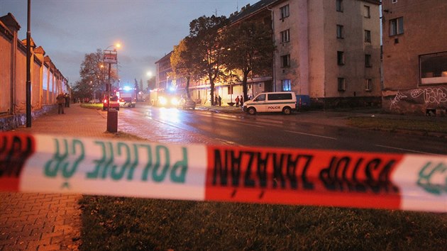 Vbuch plynu v dom v Jaten ulici v Plzni.