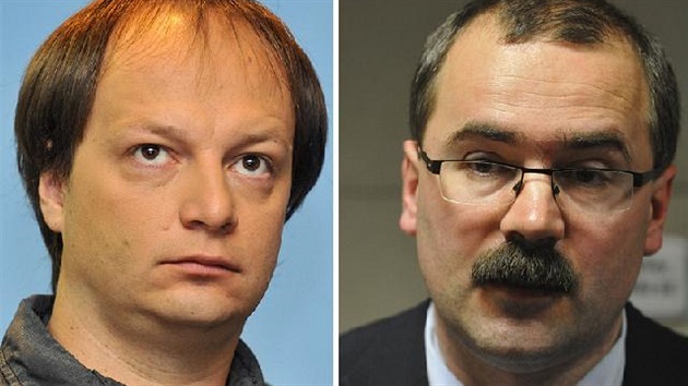 Kandidáti na senátora Václav Láska za Stranu zelených (vlevo) a Pavel �á�ek za...