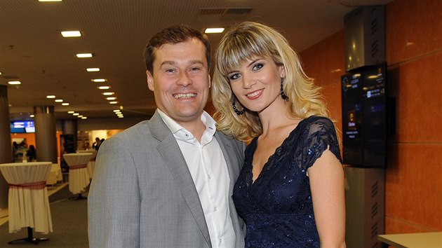 Iveta Vítová a její manžel Jaroslav (4. října 2014)
