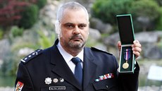 Vyznamenaný policejní vyjednava� Petr Gruber (16. �íjna 2014)