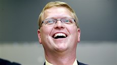 P�edseda KDU-�SL Pavel B�lobrádek ve volebním �tábu strany v Praze. (18. �íjna...