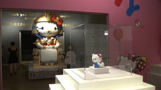 Výstava ke 40. narozeninám ikonické postaviky Hello Kitty.