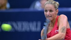 Karolína Plíšková během finále na turnaji v Linci
