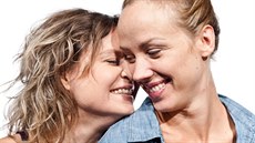 Petra H�ebí�ková se Zuzanou Onufrákovou