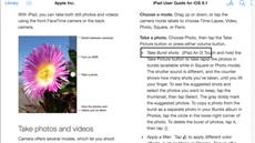 Jedna z novinek iPadu Air 2 a iOS 8.1 umožňuje pořídit sekvenční snímky....