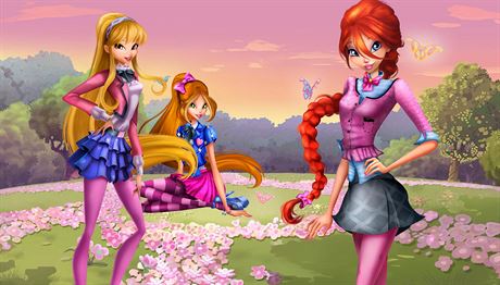 Z filmu Winx club - V tajemných hlubinách