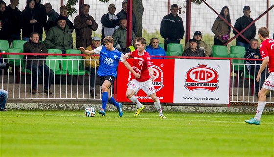 Z utkání Pardubice (ervená) vs Táborsko.