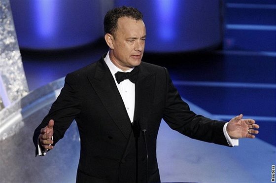 Tom Hanks na Oscarech (Kodak Theatre, Hollywood, Los Angeles, 24. února 2008)