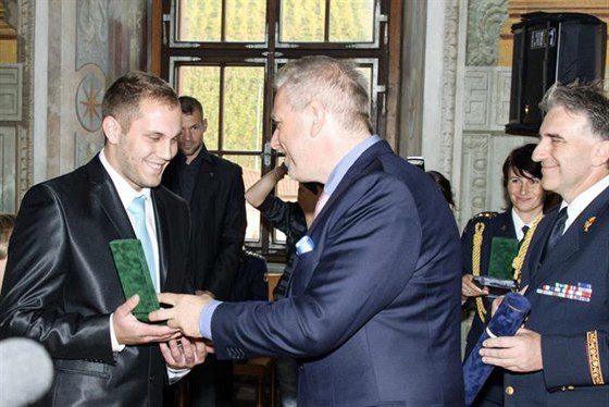 Jakub Voharek dostal za svj hrdinský in medaili za statenost.