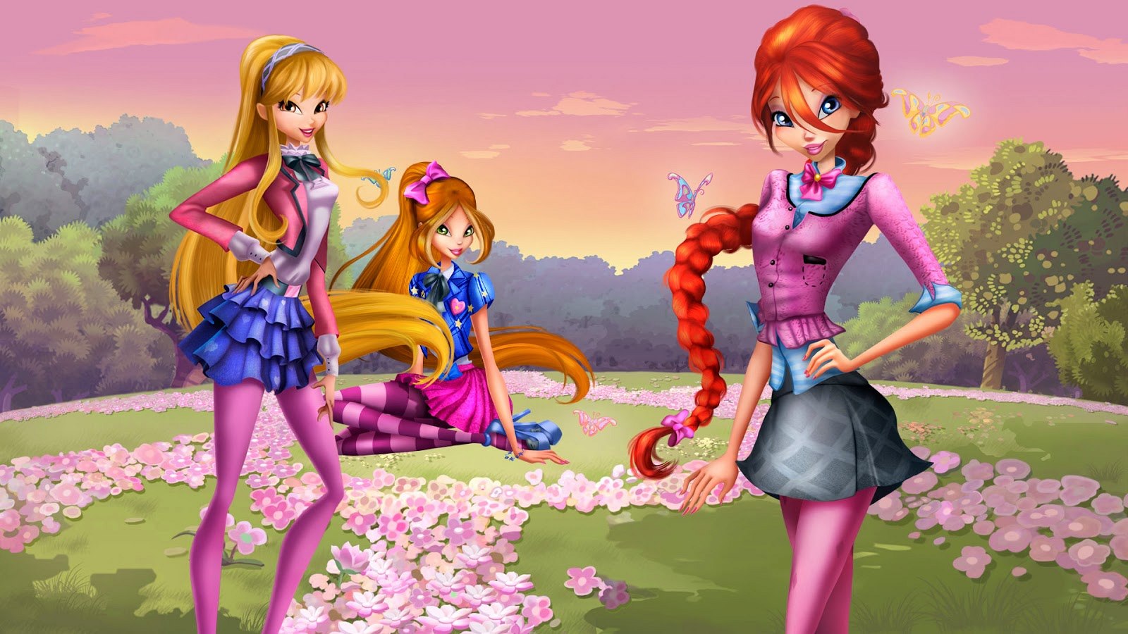 Z filmu Winx club - V tajemných hlubinách