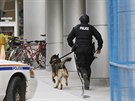 Policie zasahuje v centru Ottawy. (22. íjna 2014)