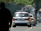Policie peváí Oscara Pistoriuse od soudu do vznice Kgosi Mampuru II (21....