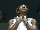 CHVÍLE SOUSTEDNÍ. Serena Williamsová v semifinále na Turnaji mistry.