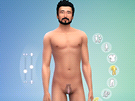 Zpracování penisu v jedné z modifikací pro Sims 4