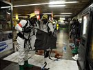 Cviení teroristického útoku v metru