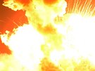 Soukromá americká raketa Antares explodovala nkolik sekund po startu z...