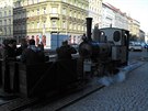 Parní lokomotiva v Národním technickém muzeu