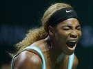 Serena Williamsová ve finále Turnaje mistry