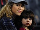 Shakira a její syn Milan (Barcelona, 18. íjna 2014)