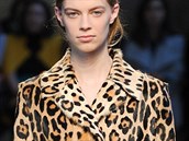 Kabát s leopardím vzorem Sportmax, kolekce podzim - zima 2014/2015
