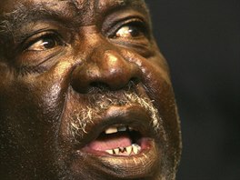 Prezident Zambie Michael Sata na snmku z roku 2006.