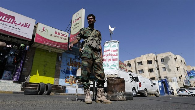 len Ht na kontrolnm stanoviti v Sanaa (15. jna 2014).