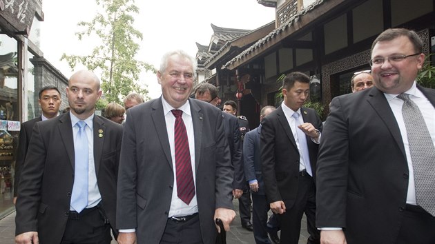 Prezident Miloš Zeman navštívil hlavní město čínské provincie S’-čchuan. Zúčastnil se tam zahájení Západočínského mezinárodního veletrhu.