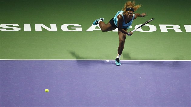 Serena Williamsov v utkn s Anou Ivanoviovou.