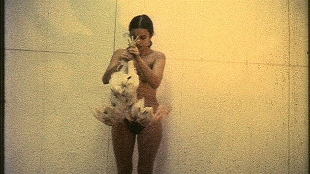 Ana Mendieta, Dlo s kuetem, barevn nm film, 1972
