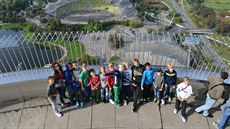 Z olympijské ve, vysoké 291 metr, je krásný výhled na bývalý stadion Bayernu.