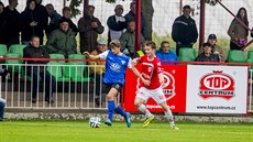 Z utkání Pardubice (ervená) vs Táborsko.