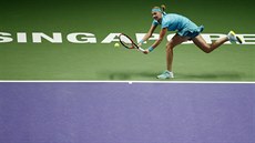 NESTAILA. eská tenistka Petra Kvitová prohrála v prvním zápase na Turnaji...