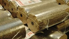 Stále populárn�j�í pro ob�asné zatopení se stávají d�ev�né brikety.