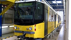 Tramvaj KT8 n�mecké spole�nosti Strausberger Eisenbahn GmbH Strausberg