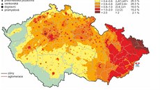 Prmrné koncentrace benzo[a]pyrenu v ovzduí v roce 2013.