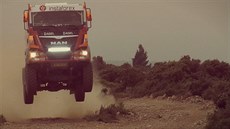 Ale Loprais testuje nový kamion MAN, se kterým pojede legendární rallye Dakar.