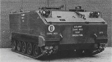 Takhle to zaalo: armádou zkouený prototyp M113 oznaovaný jako T113 v roce...