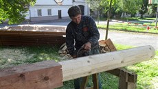 �ivnostník roku Jakub �uta p�i práci
