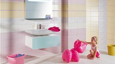 Série Fresh díky barvám i dekoracím smuje nejen do dtské koupelny.