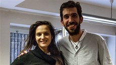 Jana Kirschner spole�n� s Jinrou Polákem z kapely Jelen.