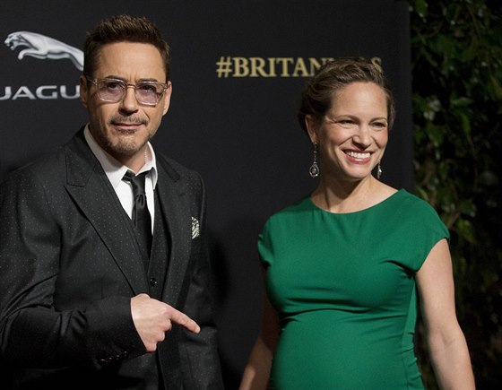 Robert Downey Jr. a jeho manelka Susan (Los Angeles, 30,. íjna 2014)