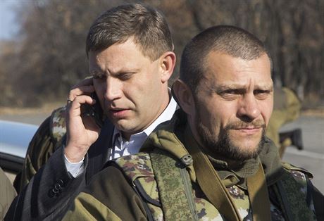 Vdce donckých povstalc Alexandr Zacharenko (2. listopadu 2014)