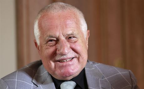 Exprezident Václav Klaus pi rozhovoru pro MF DNES. (27. 10. 2014)
