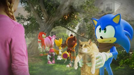 Jak sundat koku ze stromu, ukazuje televizní reklama na Sonic Boom: Rise of Lyric 