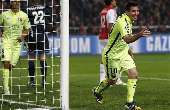 Lionel Messi z Barcelony práv vyrovnal rekord v potu gól v Lize mistr, na...