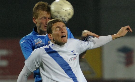 Momentka z duelu Ústí nad labem - Frýdek-Místek.