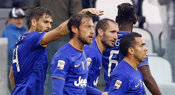 Gólová radost hrá Juventusu Turín, úspným stelcem byl Fernando Llorente...