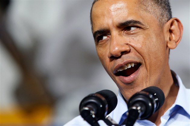 Americký prezident Barack Obama agituje za demokratické kandidáty ve stát�...